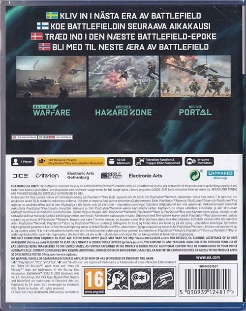 Battlefield 2042 - PS5 (B Grade) (Genbrug)